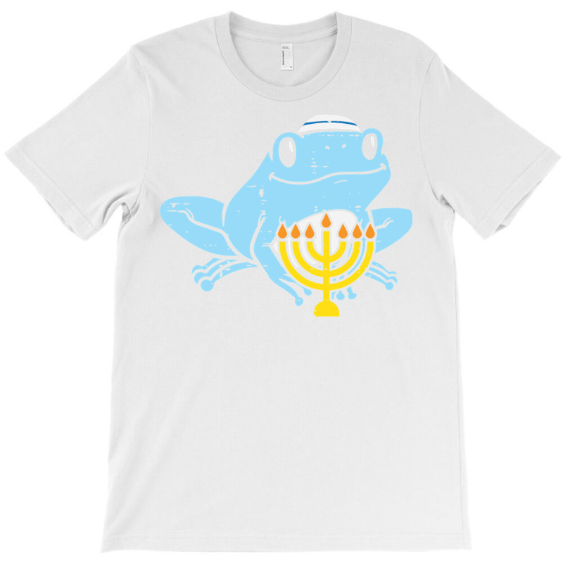 Jewish Frog Funny Animal Hanukkah Pajamas Chanukah Pjs Pullover T-shirt | Artistshot