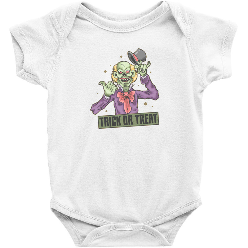 Trick Or Treat Baby Bodysuit by Disgus_Thing | Artistshot