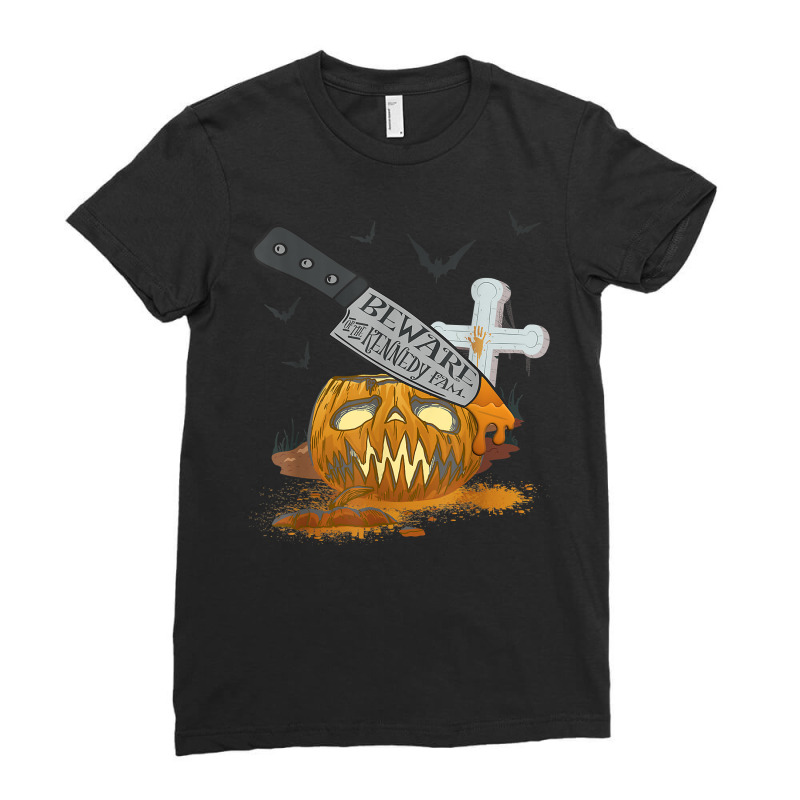 Kennedy Family Funny Halloween Party T Shirt Ladies Fitted T-Shirt by cm-arts | Artistshot