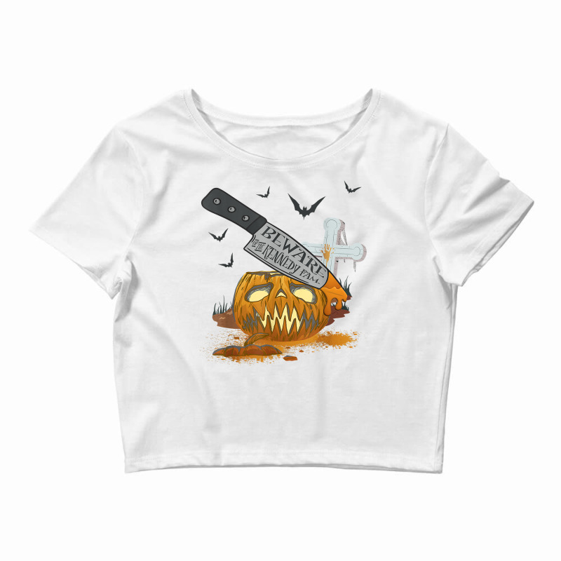 Kennedy Family Funny Halloween Party T Shirt Crop Top by cm-arts | Artistshot