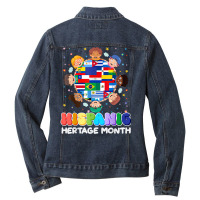 Hispanic Heritage Month Latin American Flag Kids Boys Girls T Shirt Ladies Denim Jacket | Artistshot