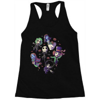 Burtons Halloween Funny Cute Spooky Characters Racerback Tank | Artistshot