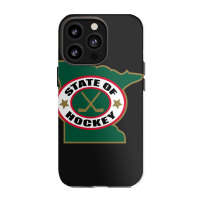 Green Minnesota State Hockey Iphone 13 Pro Case | Artistshot