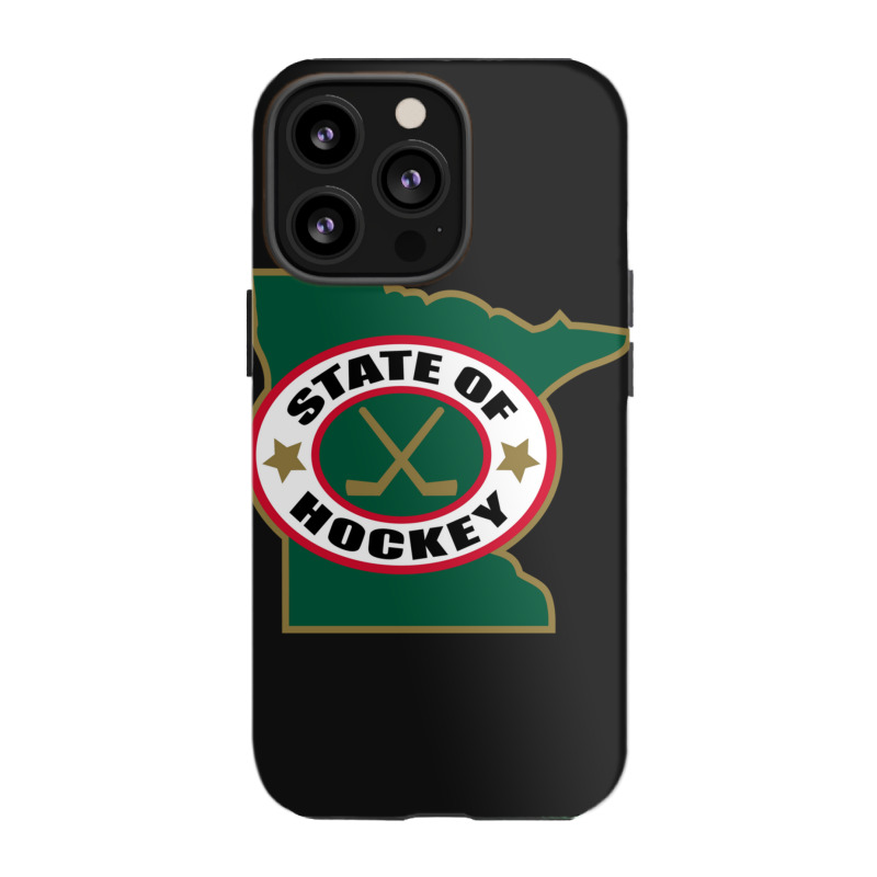 Green Minnesota State Hockey Iphone 13 Pro Case | Artistshot