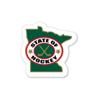 Green Minnesota State Hockey Sticker | Artistshot