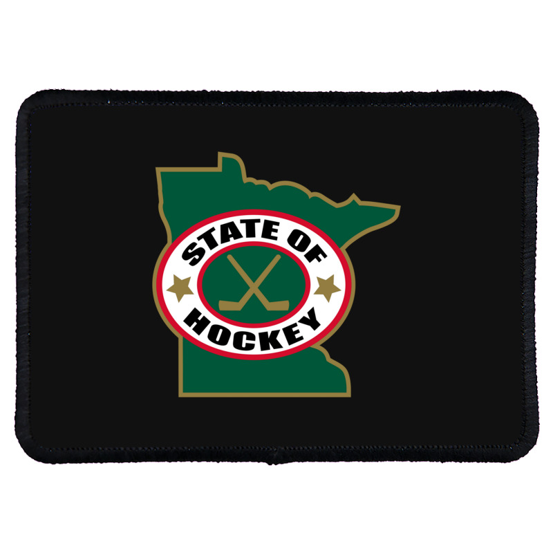 Green Minnesota State Hockey Rectangle Patch | Artistshot