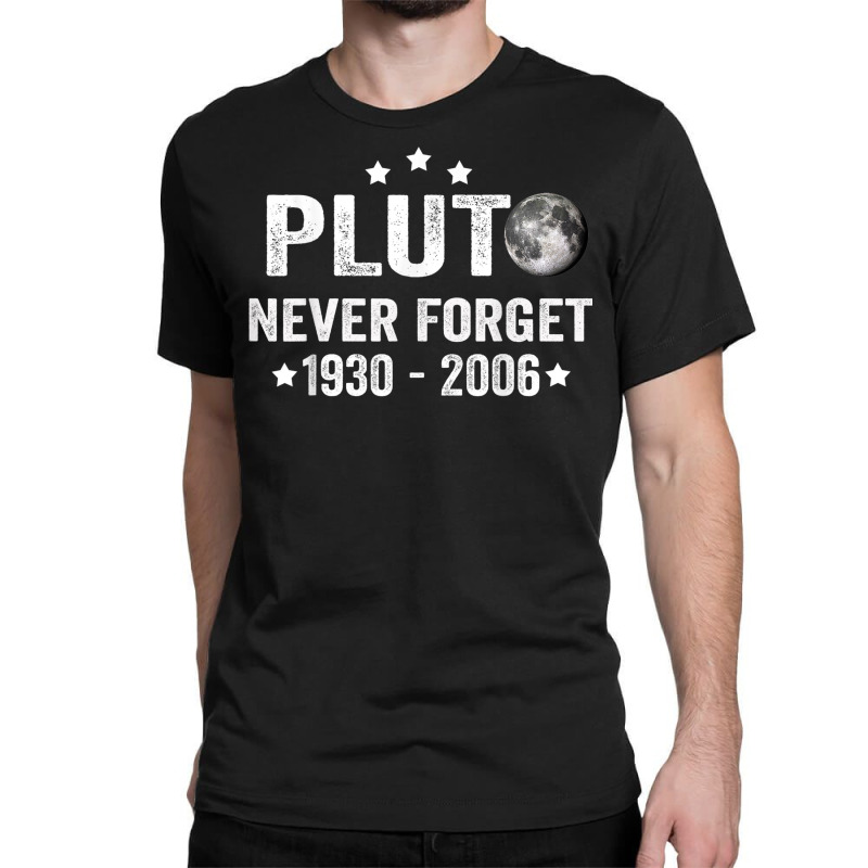 Vintage Never Forget Pluto Nerdy Astronomy Space Science Classic T-shirt | Artistshot