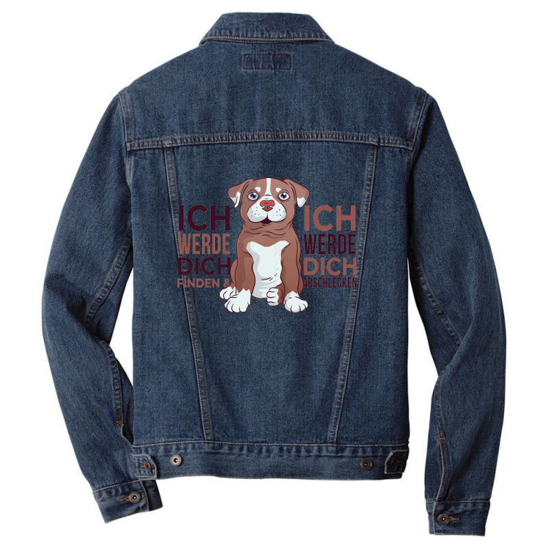 Dog Love Men Denim Jacket | Artistshot