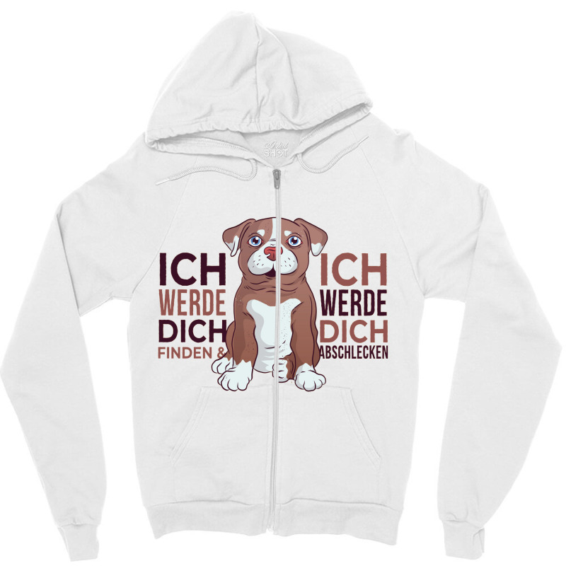 Dog Love Zipper Hoodie | Artistshot