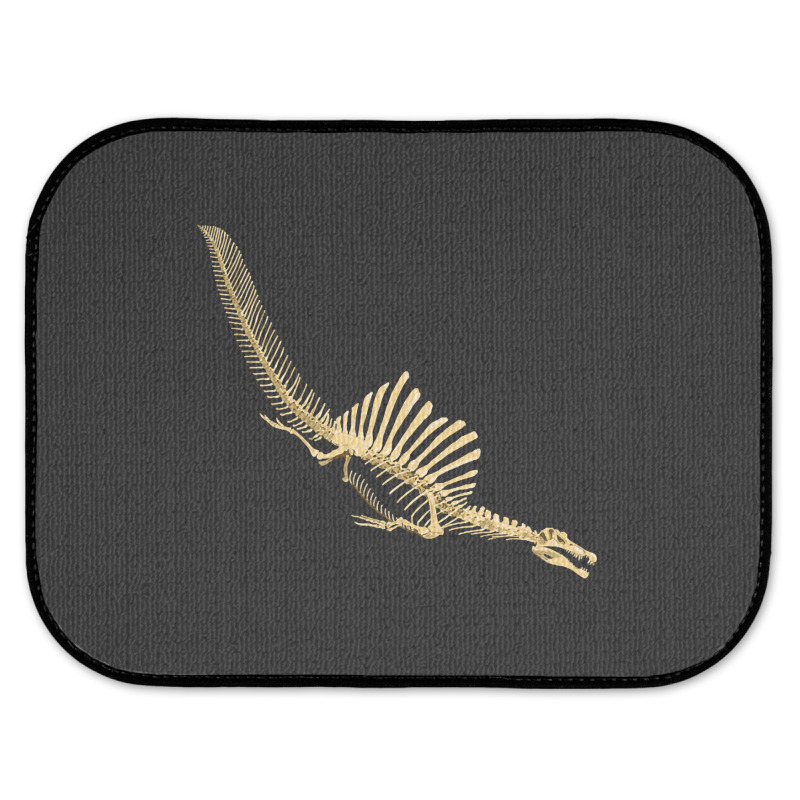 Spinosaurus Aegyptiacus, Skeleton Diving, Spinosaurus, Aegyptiacus, Sk Rear Car Mat | Artistshot