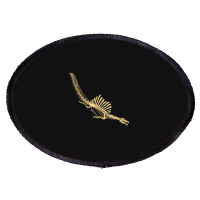 Spinosaurus Aegyptiacus, Skeleton Diving, Spinosaurus, Aegyptiacus, Sk Oval Patch | Artistshot