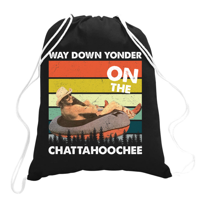 Vintage Way Down Yonder On The Chattahoochee Gift Men Women Drawstring Bags | Artistshot