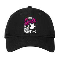 Real Girls Go Ghost Hunting For A Paranormal Investigation Pullover Ho Adjustable Cap | Artistshot