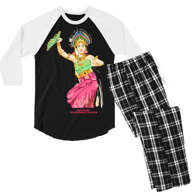 Traditional Dance Men's 3/4 Sleeve Pajama Set | Artistshot