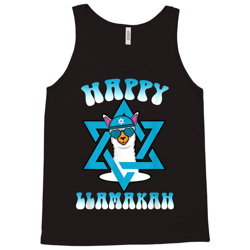 Happy Llamakah Jewish Holiday Hanukkah Chanukkah Llama T Shirt Tank Top | Artistshot