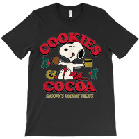 Peanuts Christmas Cookies & Cocoa T-shirt | Artistshot