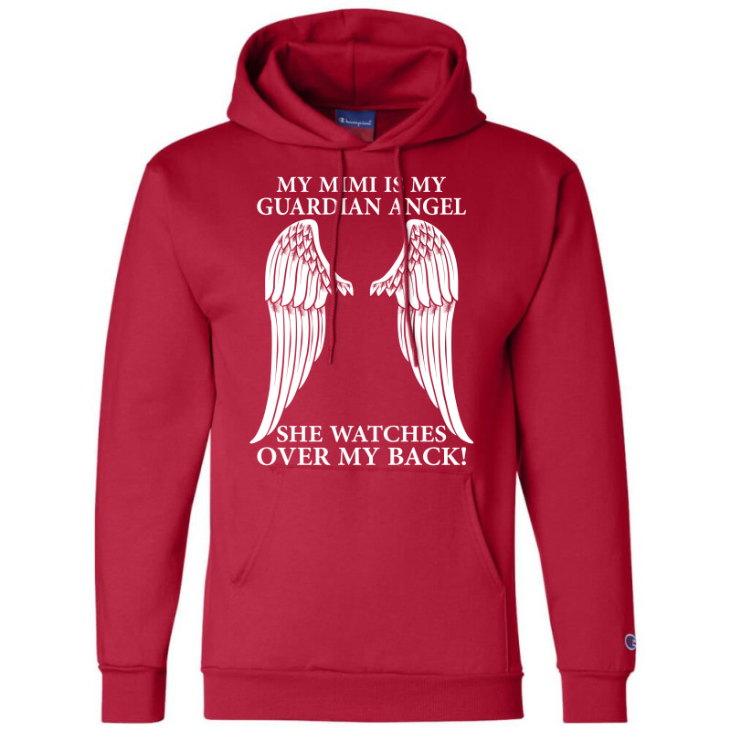 My Mimi Is My Guardian Angel Champion Hoodie | Artistshot