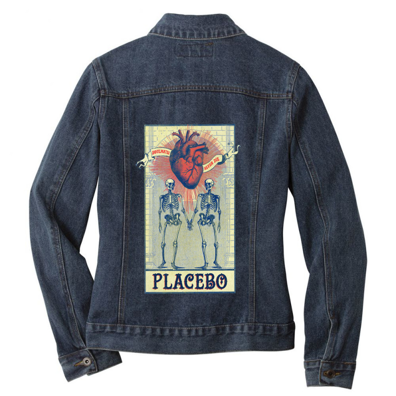 Soulmates Never Die. Placebo Ladies Denim Jacket by NickolasAlvarado | Artistshot