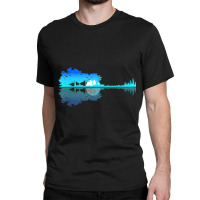 Guitar Lake Shadow Love Guitar Musician Classic T-shirt | Artistshot