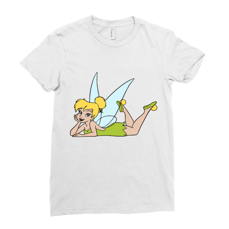 Tinkerbell Ladies Fitted T-Shirt by okviani | Artistshot