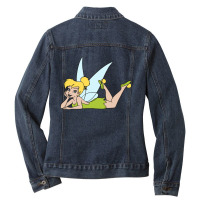 Tinkerbell Ladies Denim Jacket | Artistshot