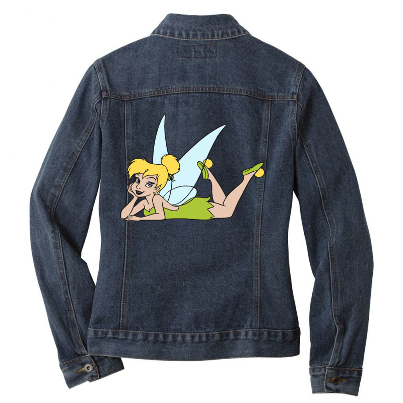 Tinkerbell Ladies Denim Jacket by okviani | Artistshot