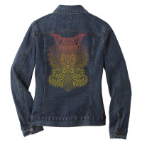 Strigiformes Animal Gradation, Strigiformes Animal, Strigiformes, Anim Ladies Denim Jacket | Artistshot