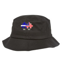 Half American Half Honduran Flag Combined Honduras Catracho T Shirt Bucket Hat | Artistshot