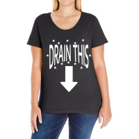 Drain This Gang That Ladies Curvy T-shirt | Artistshot