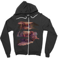 Beautiful Drum Graphic Verc Instrument Art Musician Futuristic Digital Zipper Hoodie | Artistshot