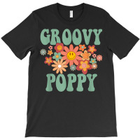 Retro Groovy Poppy Matching Family 1st Birthday Party T-shirt | Artistshot