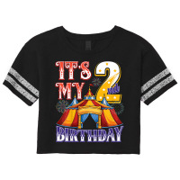 Kids 2 Year Old Ringmaster Circus Party 2nd Birthday T Shirt Scorecard Crop Tee | Artistshot