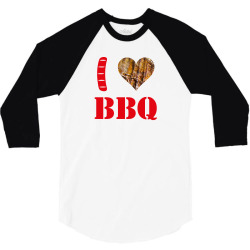 I love BBQ 3/4 Sleeve Shirt | Artistshot