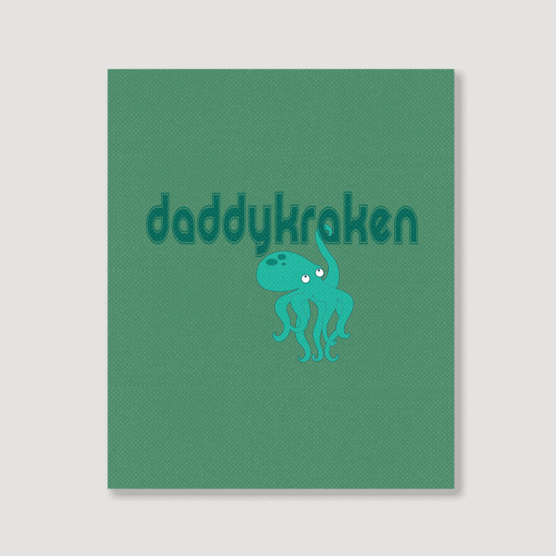 Daddy Kraken Portrait Canvas Print | Artistshot