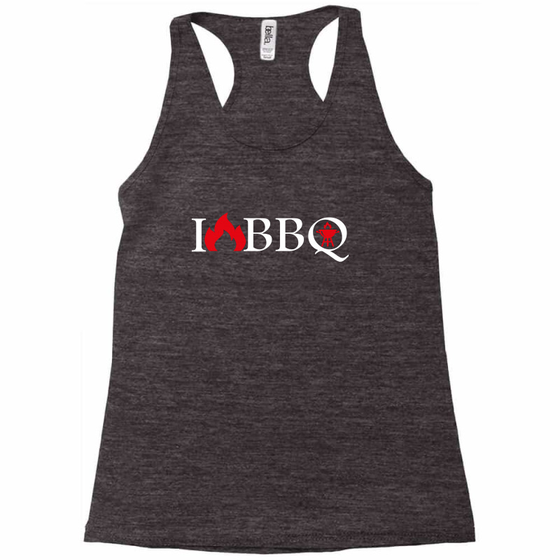 I Love Bbq Racerback Tank by tshiart | Artistshot