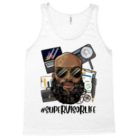 Bald Black Man Supervisor Life Tank Top | Artistshot