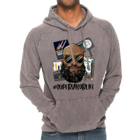 Bald Black Man Supervisor Life Vintage Hoodie | Artistshot