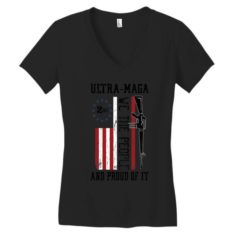 Ultra Maga Gear Women's V-Neck T-Shirt by cm-arts | Artistshot