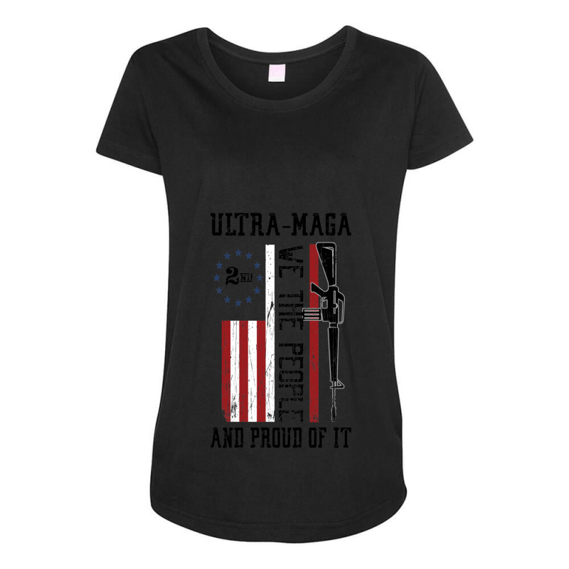 Ultra Maga Gear Maternity Scoop Neck T-shirt by cm-arts | Artistshot