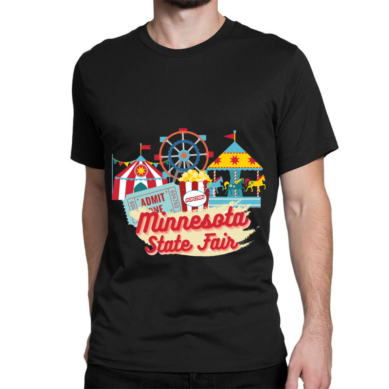 Minnesota State Fair, Ferris Wheel, Carousel Classic T-shirt | Artistshot