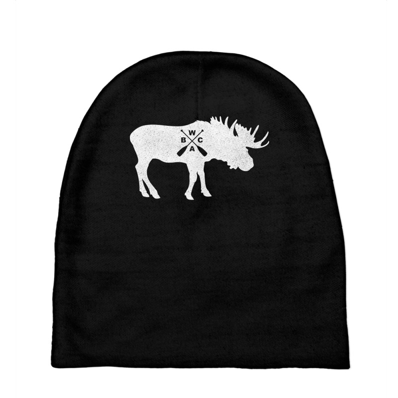 Bwca Minnesota Moose Canoe Paddle Hoodie Baby Beanies | Artistshot