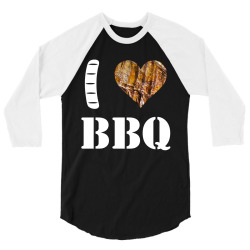I love BBQ 3/4 Sleeve Shirt | Artistshot
