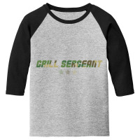 Grill Sergeant Grilling, Bbq Youth 3/4 Sleeve | Artistshot