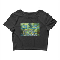 Claude Monet Water Lily Pond, Claude Monet, Water Lily Pond, Claude Mo Crop Top | Artistshot