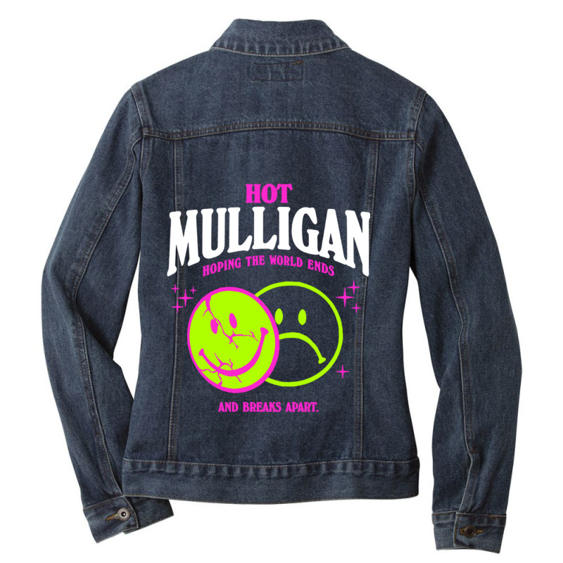 Hot Mulligan Merch Smile Shirt Ladies Denim Jacket by cm-arts | Artistshot