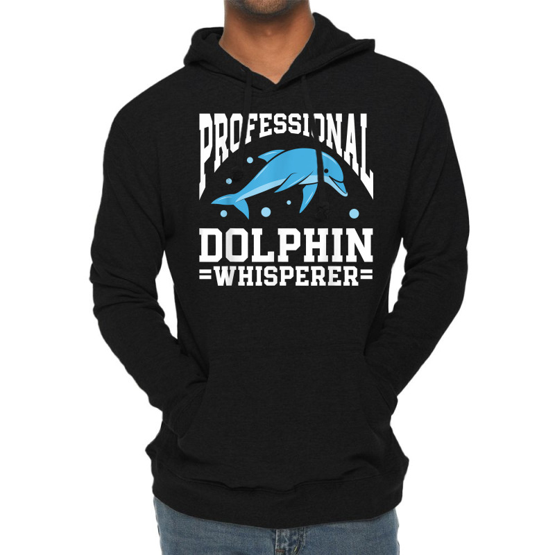 Marine Biology Science Marine Biologist Dolphin Whisperer T Shirt Lightweight Hoodie by cm-arts | Artistshot