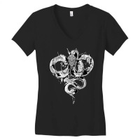 Dragon  Chinese Divine Dragon  Anime Dragon Heart Shape Tank Top Women's V-neck T-shirt | Artistshot