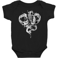 Dragon  Chinese Divine Dragon  Anime Dragon Heart Shape Tank Top Baby Bodysuit | Artistshot