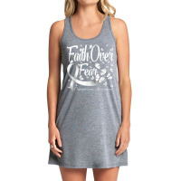 Faith Over Fear Osteogenesis Awareness Butterfly T Shirt Tank Dress | Artistshot