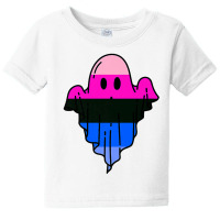 Cute Omnisexual Ghost Spooky Halloween Funny Lgbtq Pride Premium T Shi Baby Tee | Artistshot